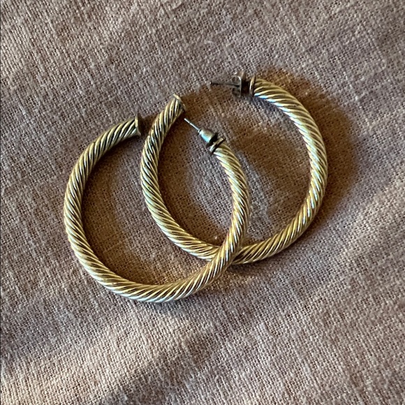 Jewelry - Elegant Gold Hoop Earrings